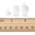 thumbnail image 6 of 1 box 20pcs Glass Bottle Pendant Decorations Wishing Bottles with Plastic Plugs Clear 2.45x1cm Hole: 2mm Capacity: 1ml(0.03fl. oz) Glass, 6 of 6