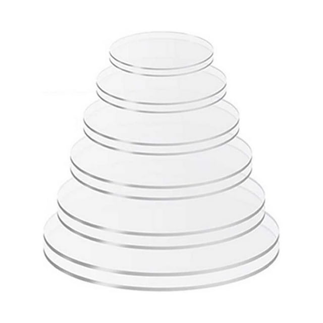 Xingzhi 2 Pcs Moule à Gâteau Réutilisable Transparent Plateau de Cuisson de Rechange Support 31 cm