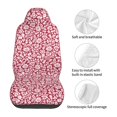 thumbnail image 4 of Sigee Red Flowers for Universal Car Seat Covers, Premium Car Seat Protector Set for Cars, SUVs, Trucks, 4 of 5