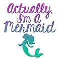 thumbnail image 3 of CafePress - Actually, I'm A Mermaid - Women's Dark Pajamas, 3 of 4