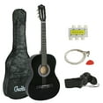 thumbnail image 3 of ZENY 38" New Beginners Acoustic Guitar with Case, Strap, Tuner and Pick, Black, 3 of 11