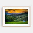 thumbnail image 2 of Rolling Hills - North Carolina Photography Landscape Sunset Nature Rural Scenic Autumn Farmhouse Unframed Wall Art Print 40 x 60 inches, 2 of 7