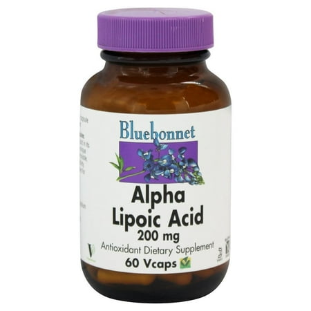 Bluebonnet Nutrition - Acide alpha-lipoïque 200 mg. - 60 Vegetarian Capsules