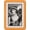 5×7, variant on 4x4 Walnut Square Picture Frame, -Tone Mat for 2.5x2.5 Photos, Solid & Tempered Glass, Rich Grain, Wall Mount or Tabletop Display