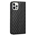 thumbnail image 3 of Mantto Wallet Case Compatible for iPhone 12,iPhone 12 Pro,Shockproof Magnetic Closure Flip RFID Blocking Card Pocket Kickstand PU Leather Phone Cover,Black, 3 of 11