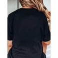 thumbnail image 2 of “With God All Things Are Possible” Christian T-Shirt – Inspirational Faith Graphic Tee for Women, Casual Bible Verse Summer Top, 2 of 6