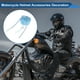 thumbnail image 3 of Accesorios para Casco de Motocicleta Decoración Cola de Streamer para Cascos de Motocicleta Bicicleta Esquí Azul Cielo Etiqueta de Felpa 1 Juego, 3 of 6