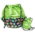 thumbnail image 2 of Bingo Bag and Coin Purse Set - Bingo Ball Print Design - Adjustable Shoulder Strap - Cotton and Nylon - Green, 2 of 2