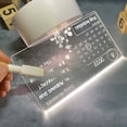 thumbnail image 4 of Ornement de Bureau Tableau de Calendrier Acrylique Transparent Effaçable Rappel Mémo Maison Petit Tableau Blanc de Bureau, 4 of 4