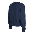 thumbnail image 3 of Women's New Era  Navy New England Patriots Sport Night Thermal Long Sleeve Cropped-T-Shirt, 3 of 3