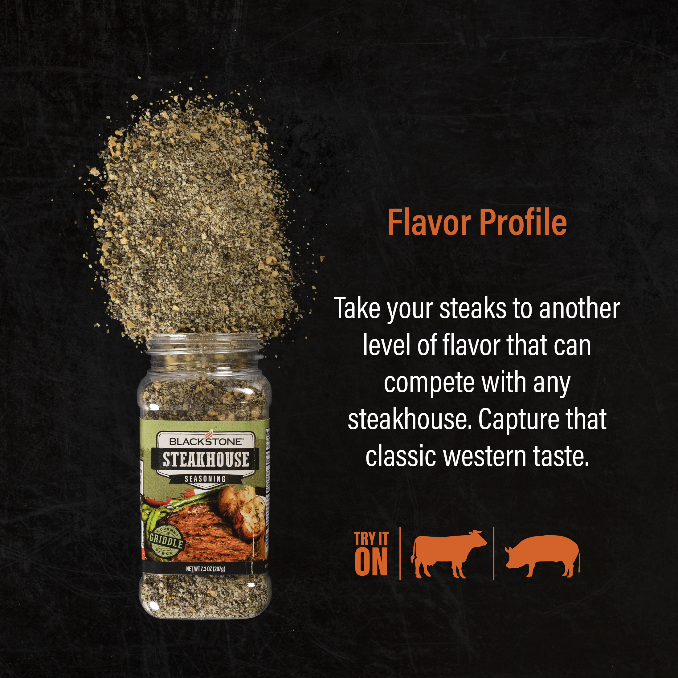 Blackstone Steakhouse Savory Dry Mix Seasoning, 7.3 oz - Gluten-Free - image 4 of 8