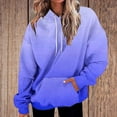 thumbnail image 2 of BXINGOHAI Womens Oversized Hoodies Gradient Sweatshirts Long Sleeve Pullover with Pocket 2024 Fall Winter Outfits Y2K Clothes Fall Savings Blue,XL, 2 of 6