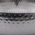 thumbnail image 5 of Bloomingville Round Hammered Metal Bowl, Oxidized Silver, 5 of 5