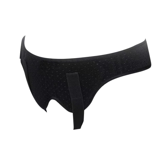 Soporte para hernia inguinal Negro M Yuyangstore