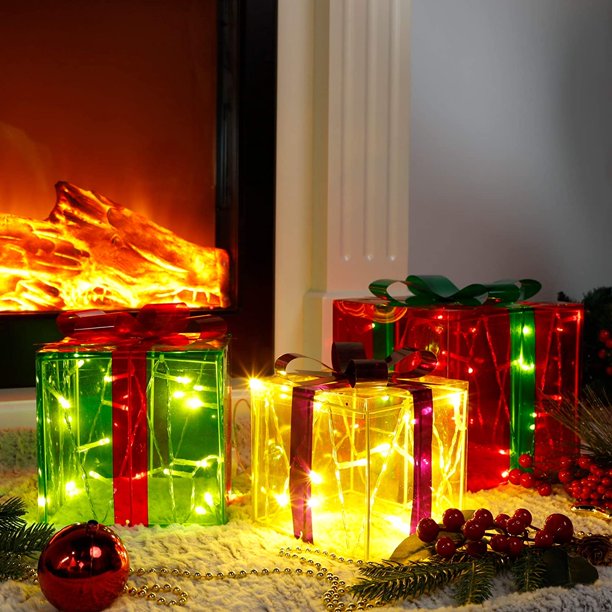 1980s midget pifco remind homedecorish laboutiquevintage totgu Lulu Home Christmas Lighted Boxes, 60 LED Light Up Deocr Outdoor, Light Up Christmas Boxes