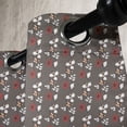 thumbnail image 4 of Ambesonne Floral Grommet Curtain, Blooms Leaves Branches, 50" x 63", White Peach Taupe, 4 of 6