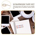 thumbnail image 2 of 10 Rouleaux de Ruban pour Scrapbooking DIY Ruban Décoratif Impression Ruban Washi Décoration (Style Mixte), 2 of 7