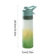 thumbnail image 3 of Ohmyroo Portable Spray Water Bottle Large Capacity Frosted Cooling Mist Cup for Outdoor Sports 26.5 Oz, 3 of 6