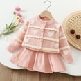 thumbnail image 2 of Zshosam Cute Outfits for Girls Toddler Girl Outfit Embroidery Long Sleeve Sweatshirt Tulle Skirt Clothes Set Size 3T 4T,(Pink 3-4 Years), 2 of 5
