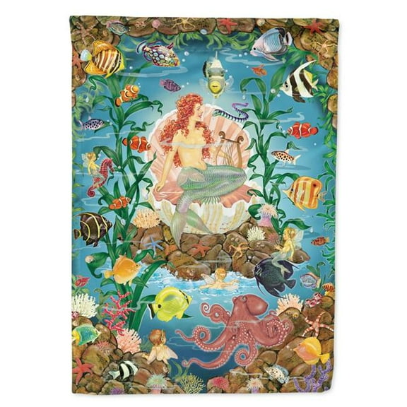 11 x 0.01 x 15 in. Mermaids Song Garden Flag
