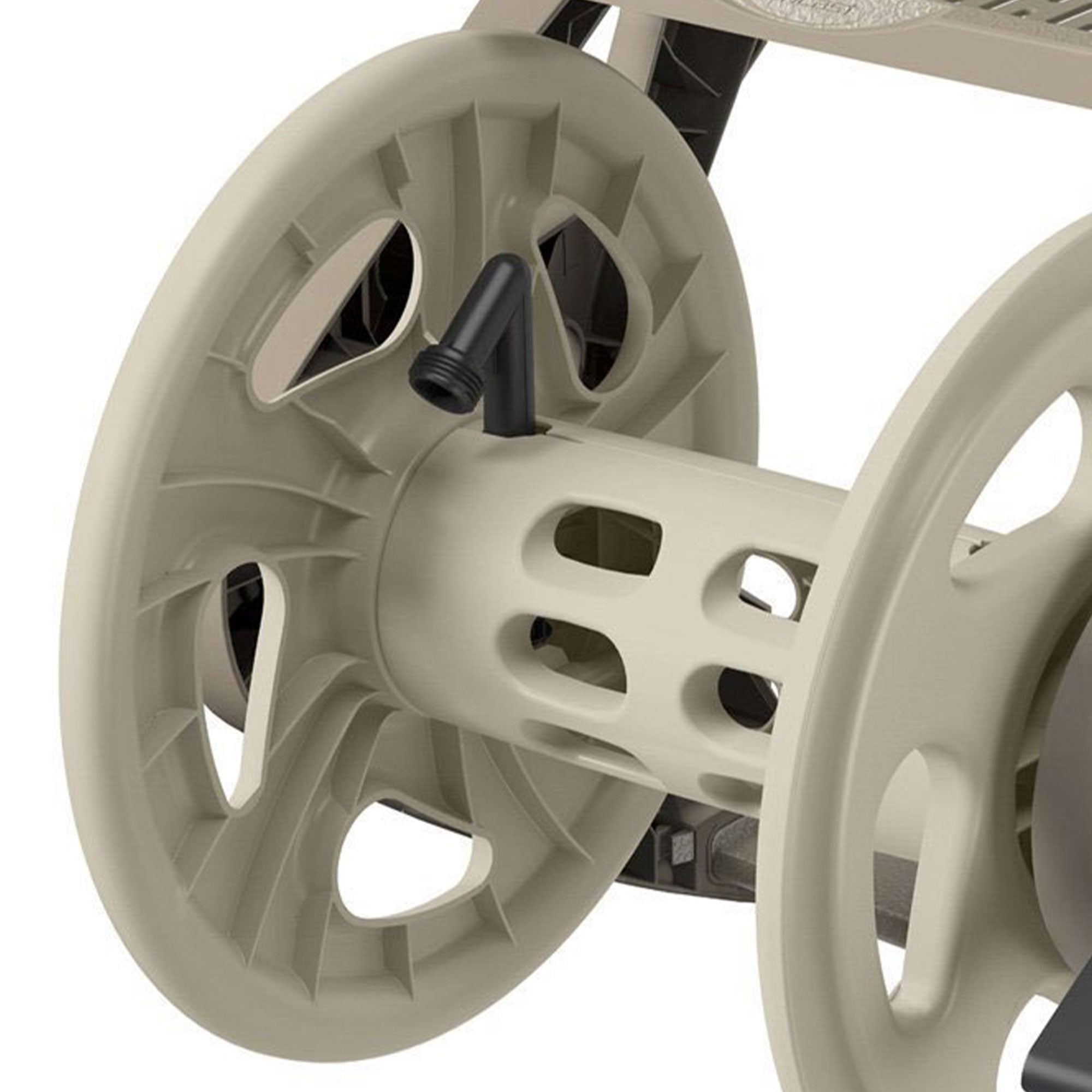 Suncast Handler 200ft. Plastic Wall-Mounted Garden Hose Reel (2 Pack)