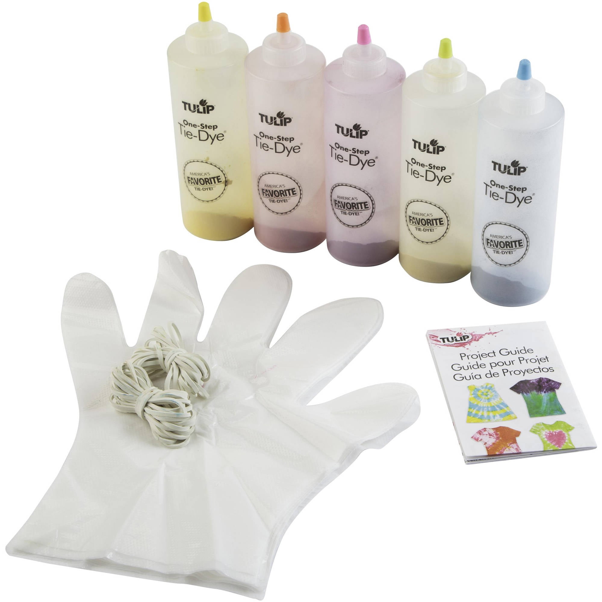 Tulip 5 Color Neon Tie-Dye Kit with Easy-Squeeze Bottles