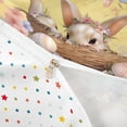 thumbnail image 4 of Erosebridal Cartoon Bunny Rabbit Kids Queen Duvet Cover Set,Colorful Easter Egg Pink Floral Bedding For Girls Reversible 3-Piece,No Comforter, 4 of 6