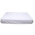 thumbnail image 1 of Queen Size Pure White Polyester Soft Comfortable Mattress Protector Cover Household Bedroom Use, 1 of 5