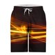 thumbnail image 3 of Pantalones de Playa con Cordón Impreso con Cintura Elástica para Hombre, con Bolsillos para Uso Casual Y Al Aire Libre, 3 of 4