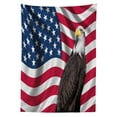 thumbnail image 3 of Ambesonne Eagle Tablecloth Rectangular Table Cover, Patriotic America, 52"x70", Multicolor, 3 of 4
