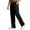 C144/Black, variant on XIYON Mens Pants Comfortable Stretch Knit Pants With Elastic Waistband For Daily Wear Home Outdoor Walking Straight Leg Design Trousers Loose Fit