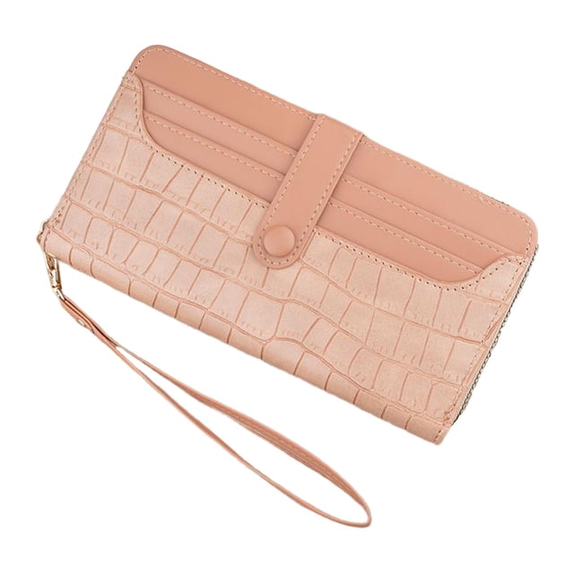 Cartera portátil para mujer, monedero, bolso para teléfono, organizador PU, tarjetero, monedero , nuevo Baoblaze billetera de mujer
