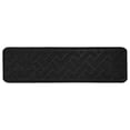 thumbnail image 5 of WHEANG Stair For Wooden Steps Indoor 15 Pack 8" X 30" Non Carpet Stair With Reusable Adhesive For Kids Elders And Dogs Polyester Backing Stair Runner Rugs，Dark Grey, 5 of 5