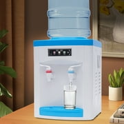 5 Gallon Top Loading Countertop Water Cooler Dispenser, Electric Hot and Cold Water Cooler Dispenser, Water Countertop Dispenser Top Loading, Blue