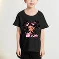 thumbnail image 2 of FFENYAN Summer Short Sleeve T-Shirt for Kids 3-12 Years with Girl Print - Casual T-shirts For Boys And Girls - Perfect for Summer Adventures and Daily Activities, 2 of 5