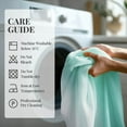 thumbnail image 2 of ZOPZO Ombre Semi Sheer Curtains for Bedroom Living Room, Light Blue, 52W x 84L Inch, Rod Pocket Window Drapes, Set of 2 Panels, 2 of 7