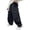 Black, variant on LILIYA Boys Cargo Pants Straight Leg Casual Trousers For Big Kids Loose Fit Comfortable Long Wide Style