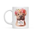 thumbnail image 2 of Happy Mother's Day Chinese Shar-Pei with Flower Crown and Greeting Card Mug Dog Lover Coffee Tea Cup - 13004, 2 of 4