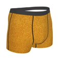 thumbnail image 2 of Rateoe Gold Glitter Mens Boxer Briefs Poly Spandex Performance Boxer Briefs Underwear Hem Boxer Briefs - Medium, 2 of 8