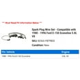 thumbnail image 2 of Spark Plug Wire Set - Compatible with 1988 - 1996 Ford E-150 Econoline 5.8L V8 1989 1990 1991 1992 1993 1994 1995, 2 of 2