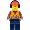 thumbnail image 3 of LEGO City: Construction Ouvrier avec Marteau et Feu de Circulation, 3 of 6