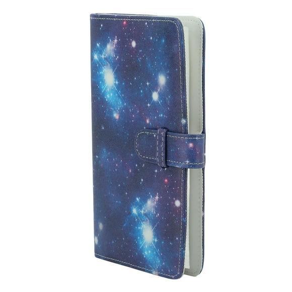 Miniálbum de fotos de 3 pulgadas, PU PVC, 108 bolsillos, portátil, para cámara instantánea, cielo estrellado