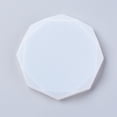 thumbnail image 2 of 5 pc Silicone Molds Epoxy Resin Casting Molds For UV Resin DIY Jewelry Craft Making Flat Round White 74x11.5mm Inner Size: 61mm Silicone, 2 of 2