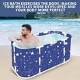 thumbnail image 3 of Portable Foldable Bathtub,Separate Family Bathroom SPA Tub,Soaking Standing Bath Tub for Shower Stall,Efficient Maintenance of Temperature,Ideal for Hot Bath Ice Bath 41x23x19Inches(81 Gal Capacity), 3 of 8