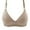 Khaki, variant on Tbopshirt Bras for Women Push Up Bra Ladies Traceless Comfortable No Steel Ring Breathable Gathering Bra Underwear
