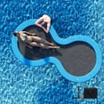 thumbnail image 6 of Danrelax 8FT Double-Ring Sunchill Round Inflatable Float Ring for Adults, Heavy Duty Hammock Pool Lounger with Pump, for Lake, Ocean & Pool, 6 of 9