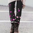 thumbnail image 4 of Outfmvch Valentine's Day Sweatpants Leggings with Pockets Womens Leggings with Pocket Plaid Leggings for Women Womens Sweatpants Wide Leg Pants Woman Gym Leggings for Women Pink Xl, 4 of 7