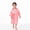 Peach, variant on Kid's Baby Girl's Boys Silky Satin Kimono Robe Solid Color Bathrobe Toddler Cardigan Sleepwear for Spring Autumn 2-11 Years Old