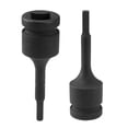 thumbnail image 5 of Unique Bargains 3/16' Impact Hex Bit Socket, 1/2' Square Drive 78mm Length CR-MO SAE Sizes, 5 of 5