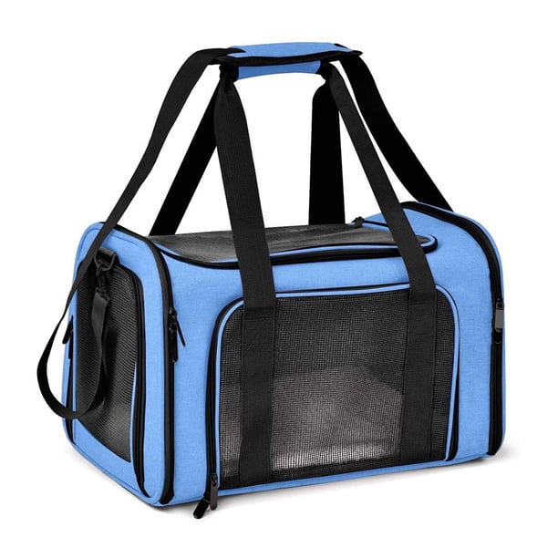 Bolsa De Viaje Para Perros Y Gatos, Transportador Portátil Para Mascotas, Transportador Plegable Para Cachorros, Cómodo Bolso Para Mascotas Para Viajes Al Aire Libre Noticed PT001696-01